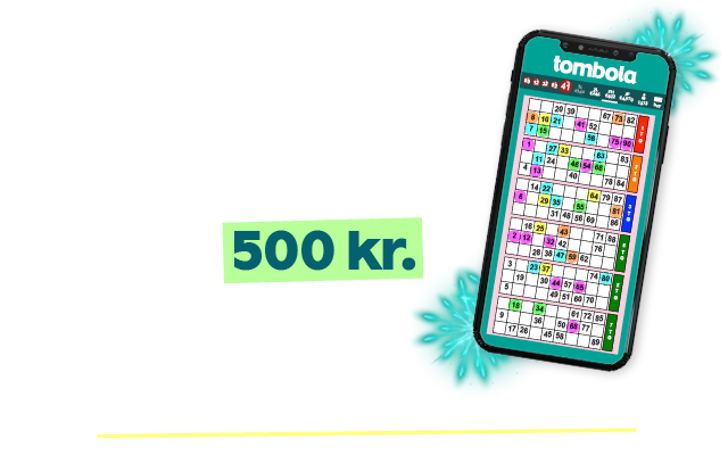 Welcome offer 500 kr